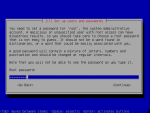 Setup the root user password