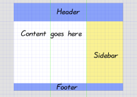 Starter mockup with basic page sections included.