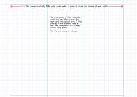 Screenshot of a starter mock-up with grid applied