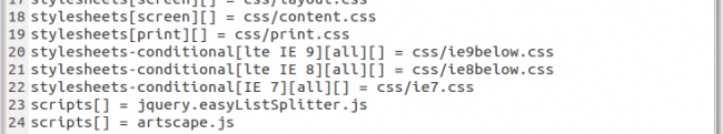 Conditional stylesheets added to a theme's .info file