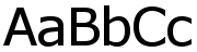 sample of a serif font